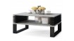 GOKEE S-90 Beton Jasny Atelier/Czarny Mat - NOWOCZESNA ŁAWA STOLIK KAWOWY Z LAMELAMI
